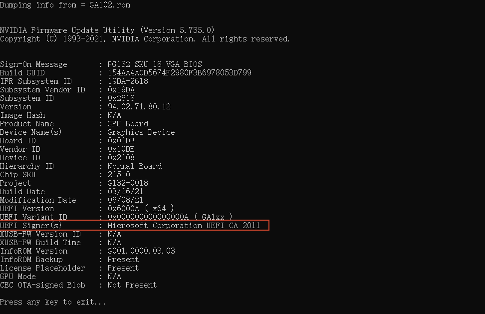 显卡UEFI